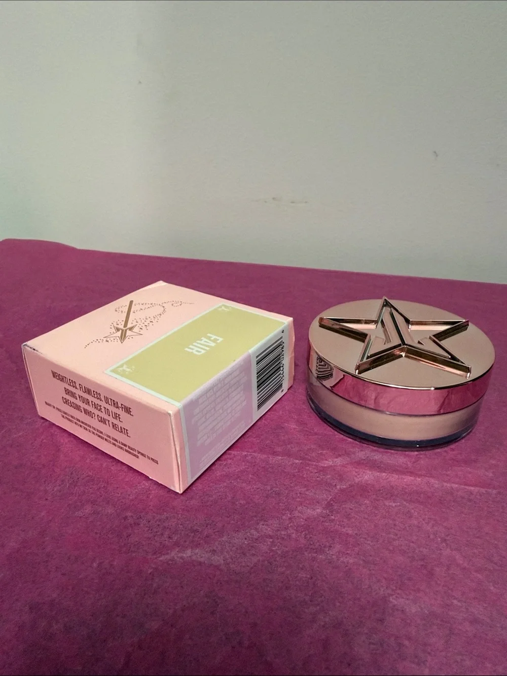 Jeffree Star Magic Star Luminous Setting Powder in fair NEW